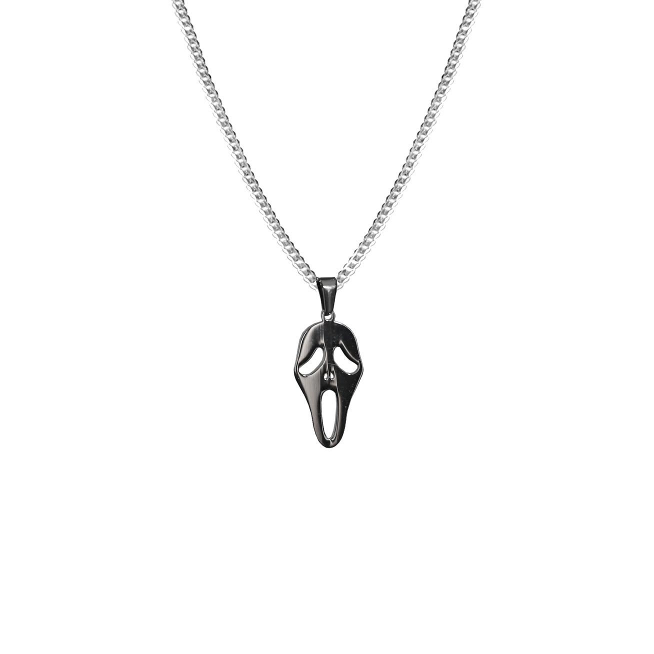 Подвеска SCREAM (белое золото)