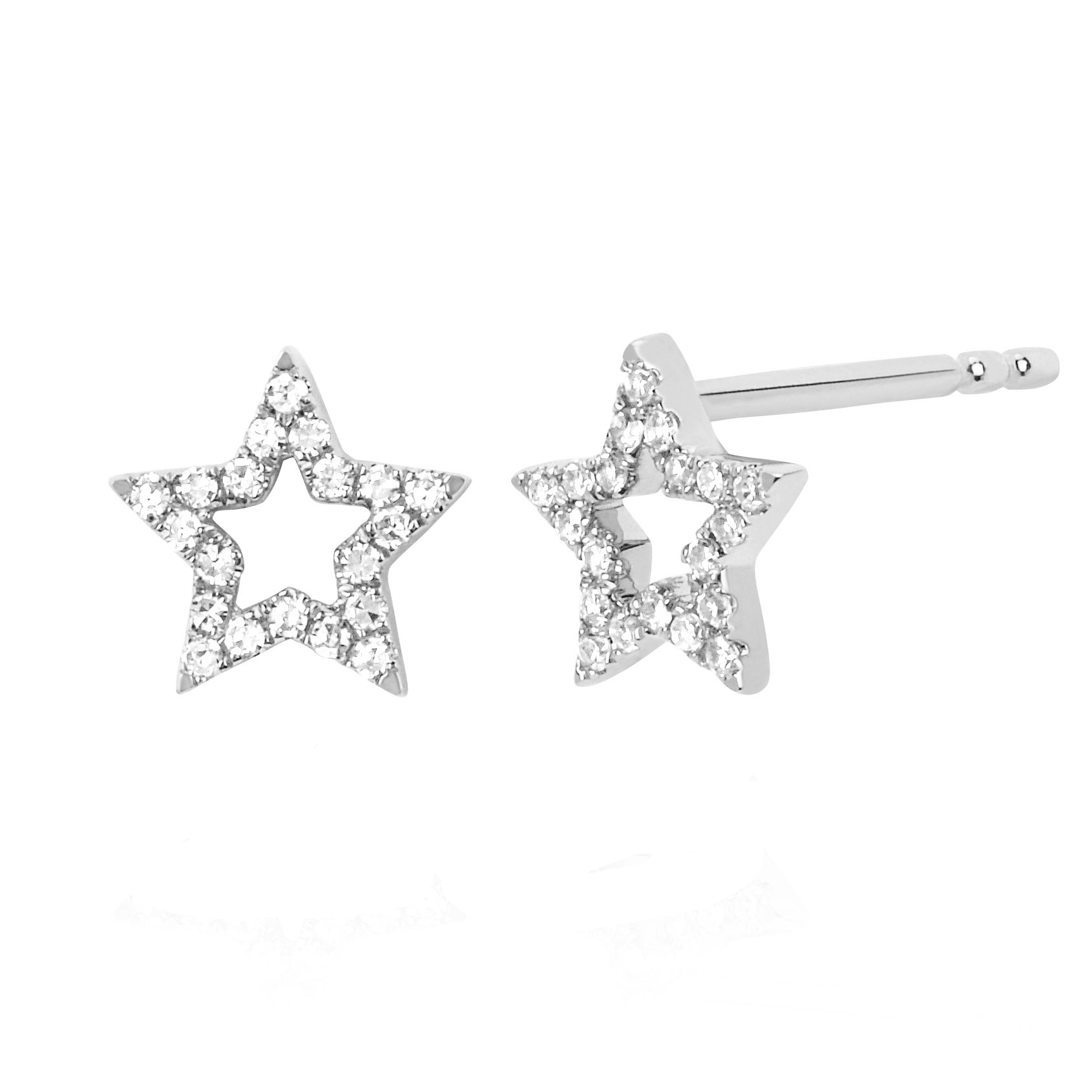 Серьги ASTERI (серебро/ фианиты)