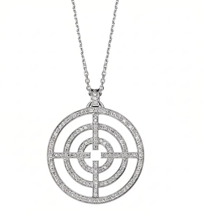 Подвеска TARGET (серебро/ фианиты)