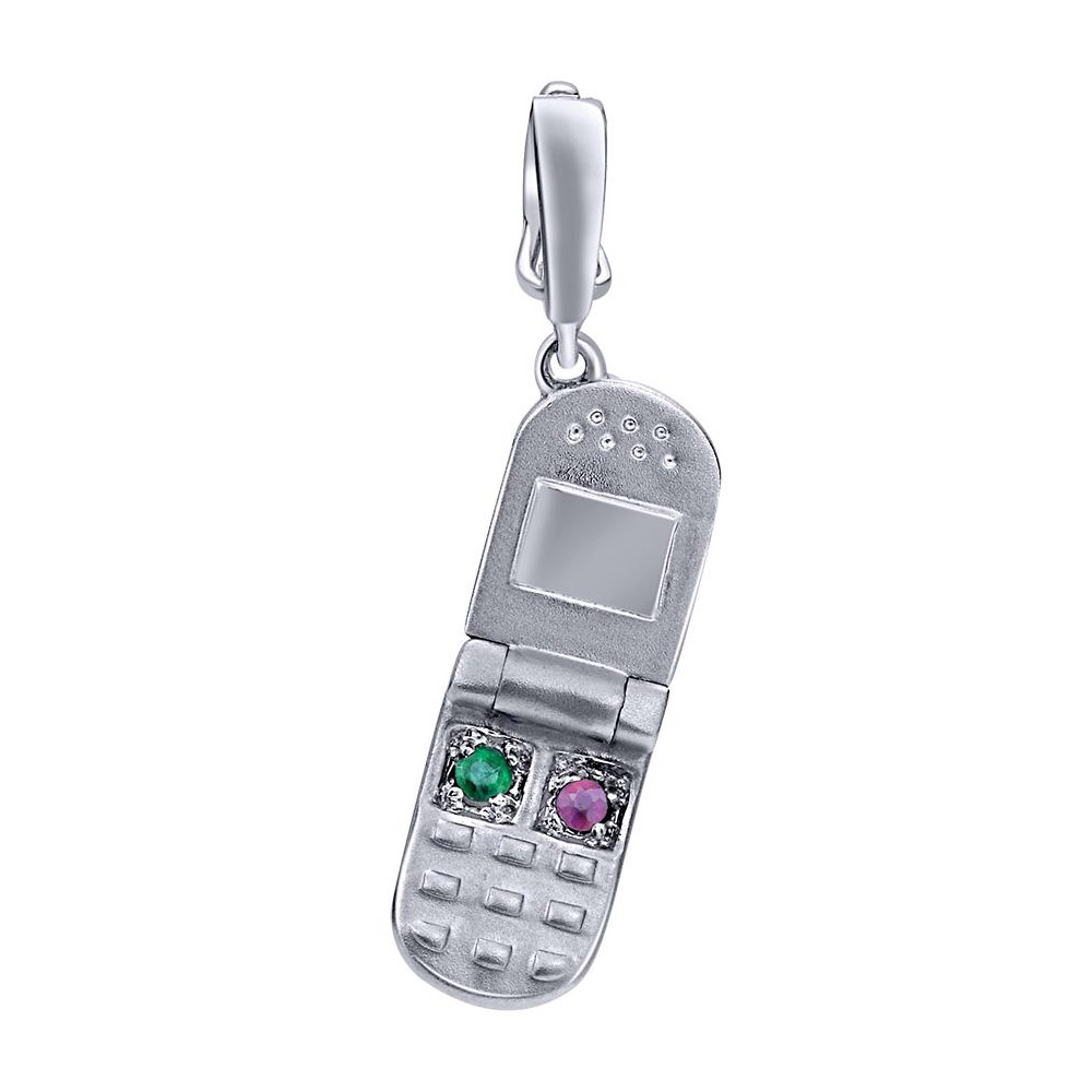 Подвеска TRAPHONE из серебра с фианитами