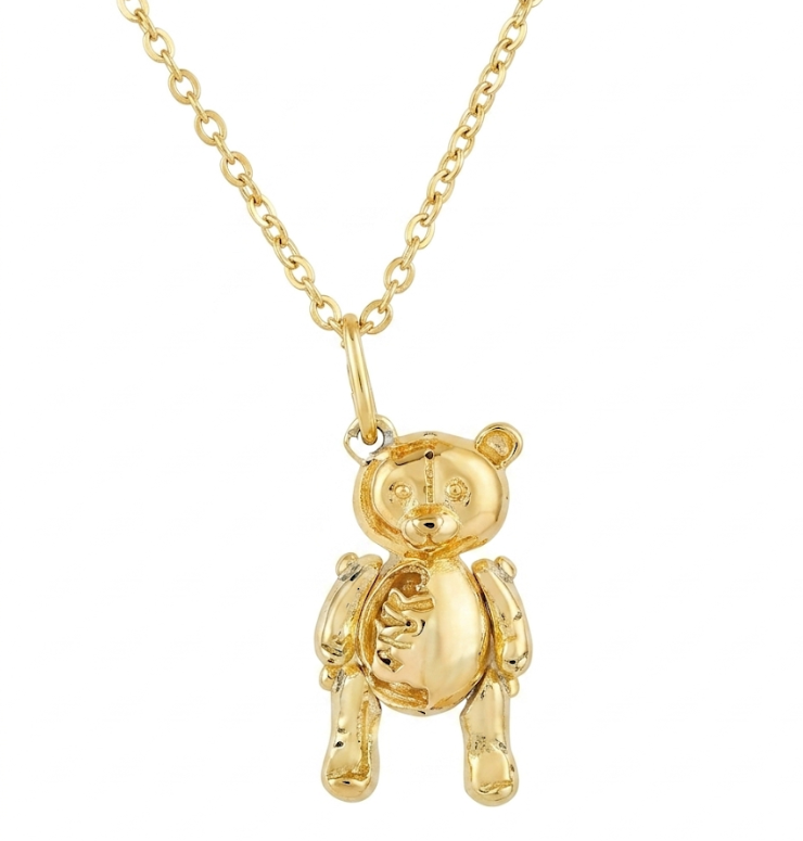 Подвеска MISHKA из желтого золота