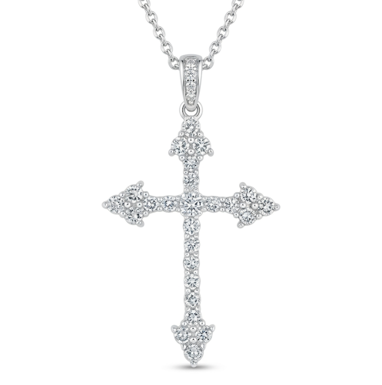 Подвеска CATHOLIC (серебро/ фианиты)