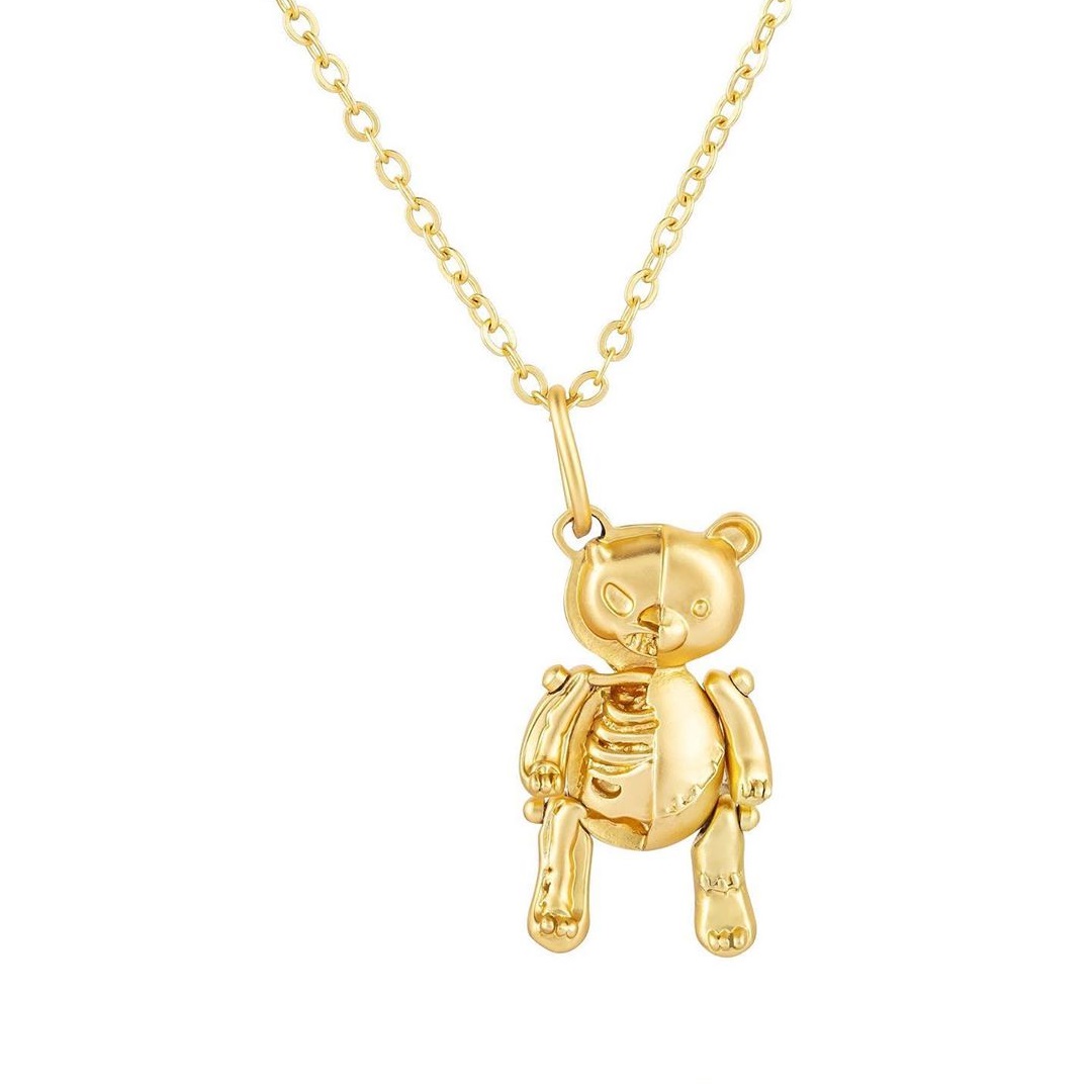 Подвеска MISHKA из желтого золота