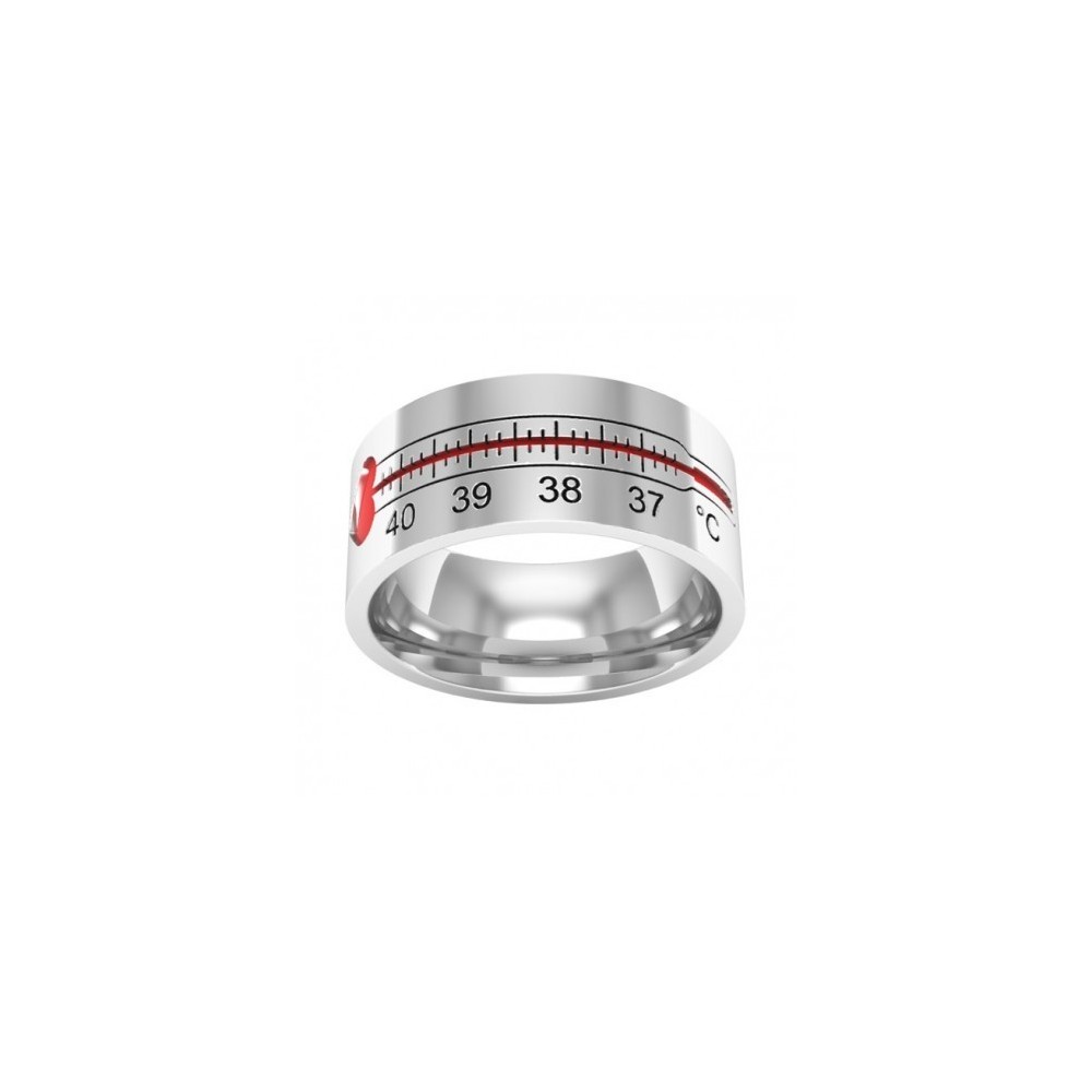 Кольцо TEMPERATURE (серебро/ эмаль)