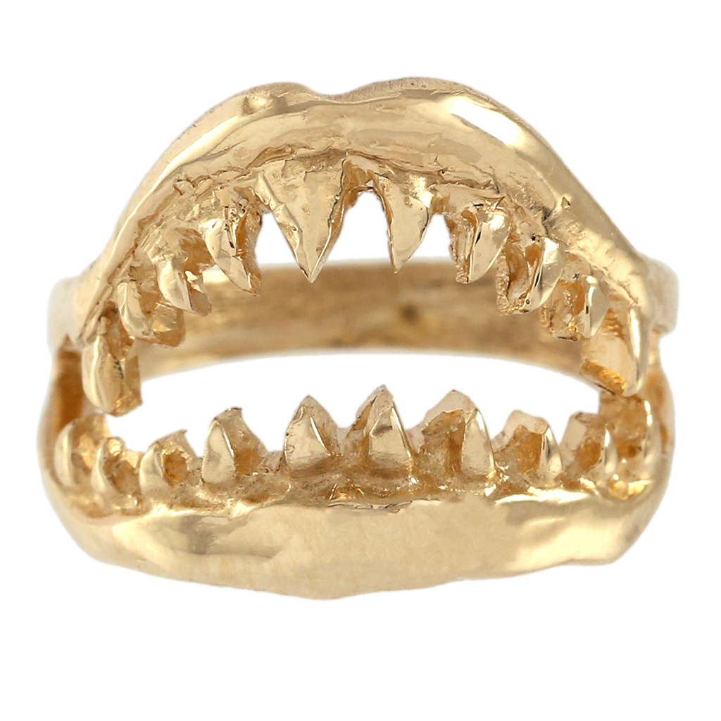 Кольцо FANGS из желтого золота