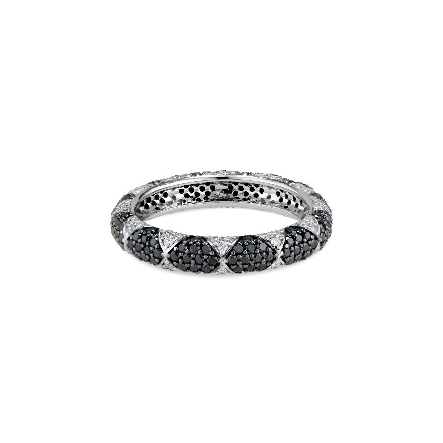 Кольцо ASP BW (серебро/ фианиты)
