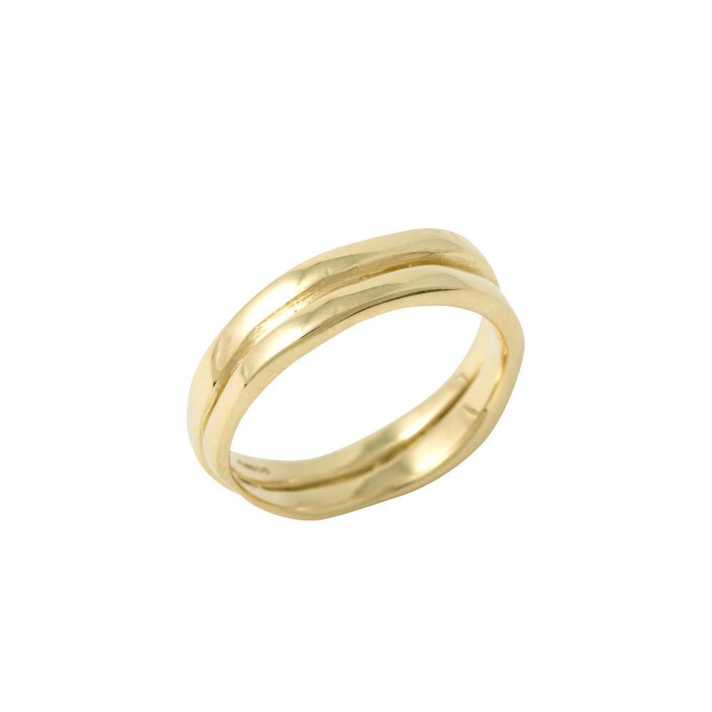 Кольцо ORGANICS (желтое золото)