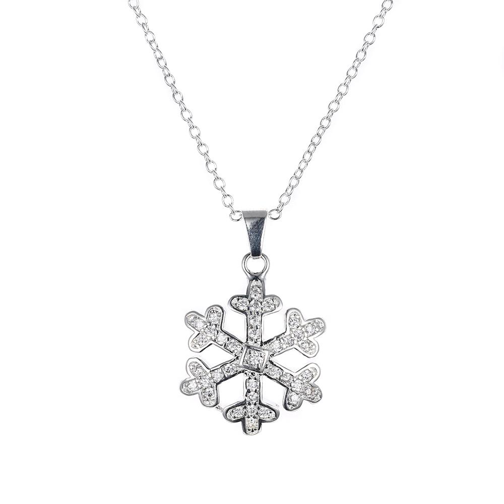 Подвеска ICEBLUE из серебра с фианитами