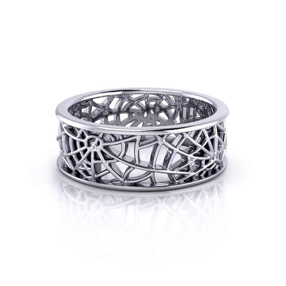 Кольцо COBWEB (серебро)