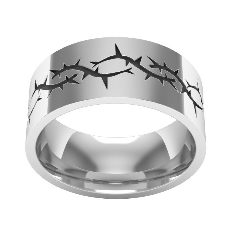Кольцо CROWN OF THORNS из серебра