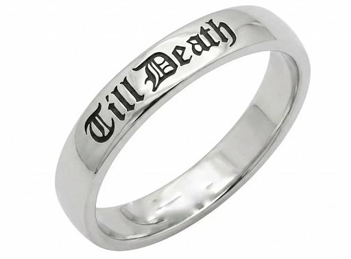 Кольцо TILL DEATH (серебро)