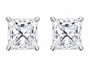 Пусеты Princess 1 ct