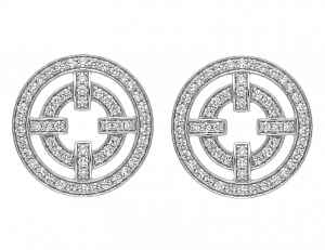 Серьги TARGET (серебро/ фианиты)
