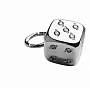 Подвеска LUCKY DICE (белое золото/ бриллианты)