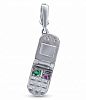 Подвеска TRAPHONE из серебра с фианитами