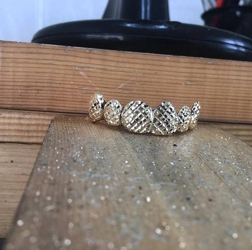 Гриллз DIAMOND CUT из серебра