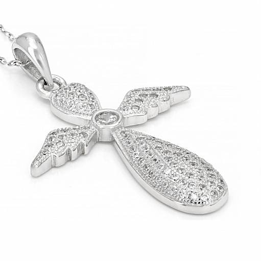Подвеска WINGS OF FATE (серебро/ фианиты)